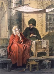 Escribiendo Cartas, 1858